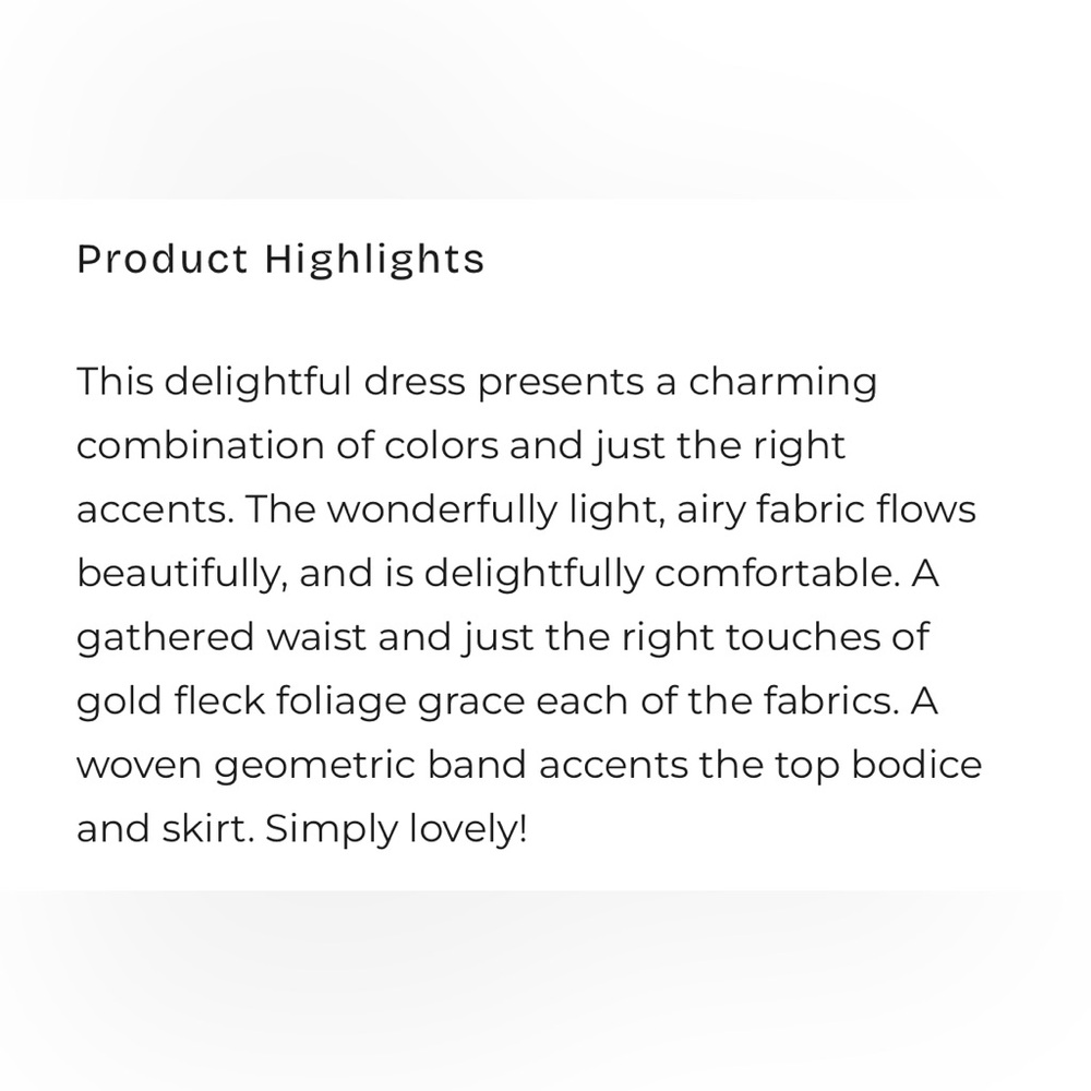 Bohera Judith Anne Color Block Babydoll Dress, Boho Flowy Fit, Size Small - Picture 10 of 11